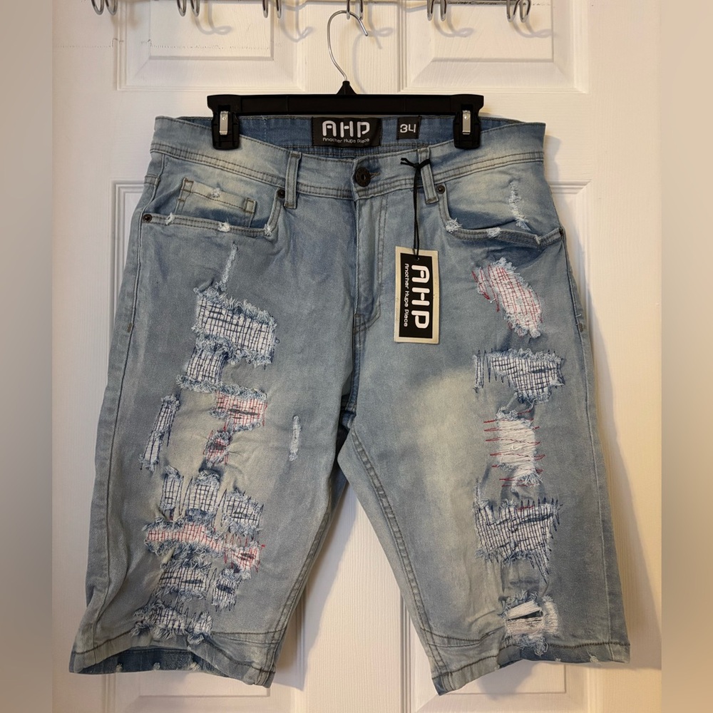 AHP Another Hype Piece Denim Jean Shorts